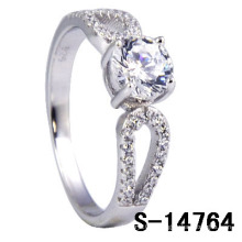 Nouveau style 925 Sterling Silver Micro Set Ring (S-14764)